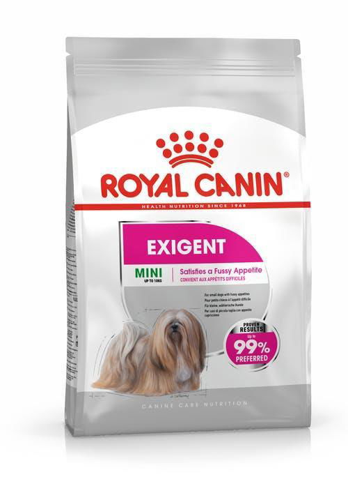 Sausas šunų ėdalas ROYAL CANIN Mini Exigent, su vištiena, 1 kg-0