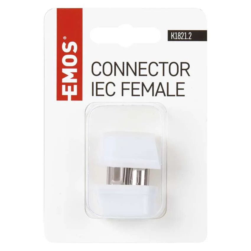IEC lizdinė antenos jungtis, įspaudžiama, kampinė, 2 vnt. - 3