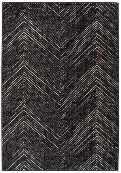 Kilimas RE_MIX 40944-030, 230 x 160 cm, juodas/baltas