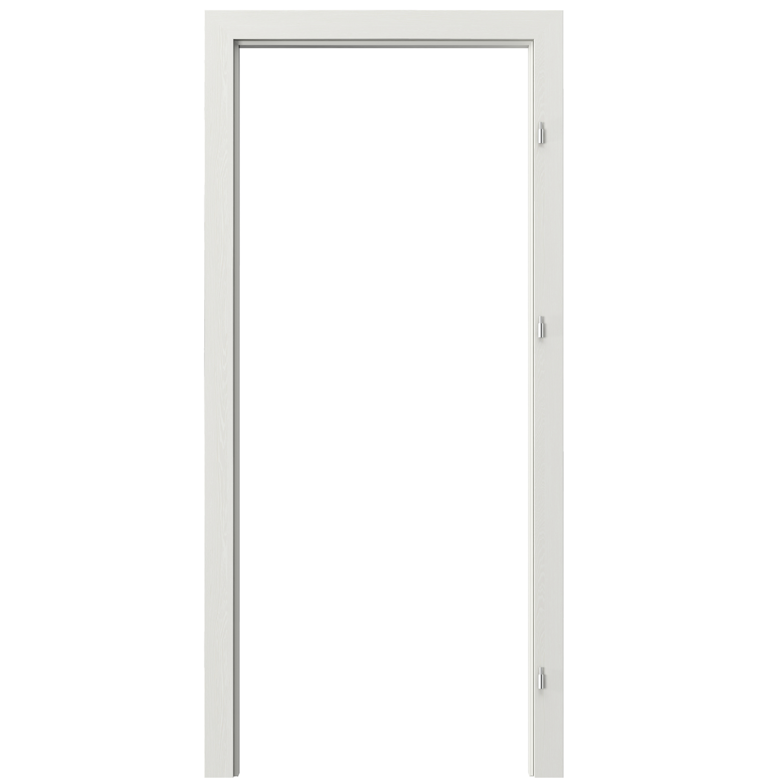Reguliuojama durų stakta PORTA SYSTEM, baltos sp., 646 x 2038 x 75 - 95 mm, dešinė-0