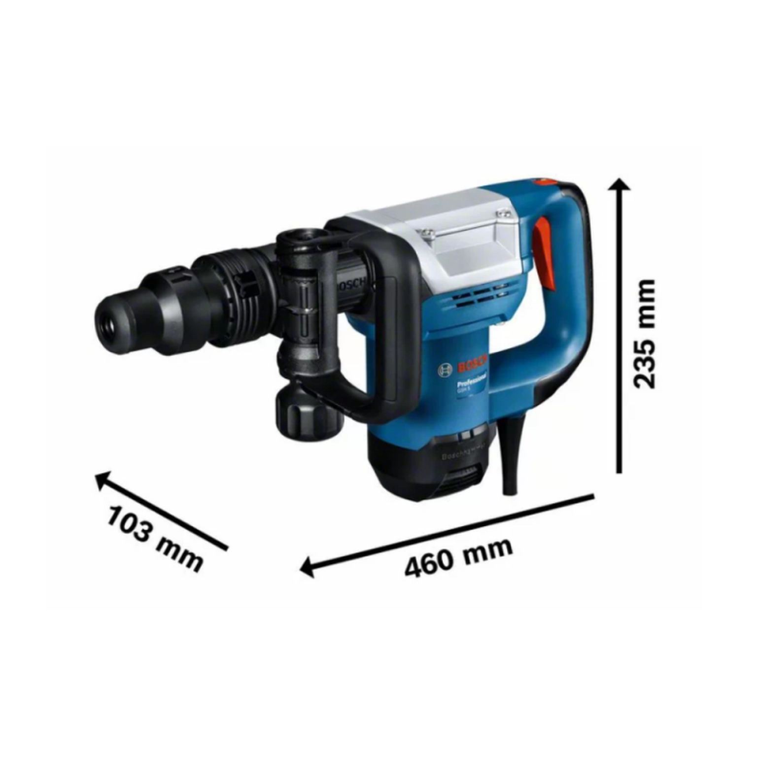 Atskėlimo plaktukas BOSCH PRO GSH 5, 1100 W - 3