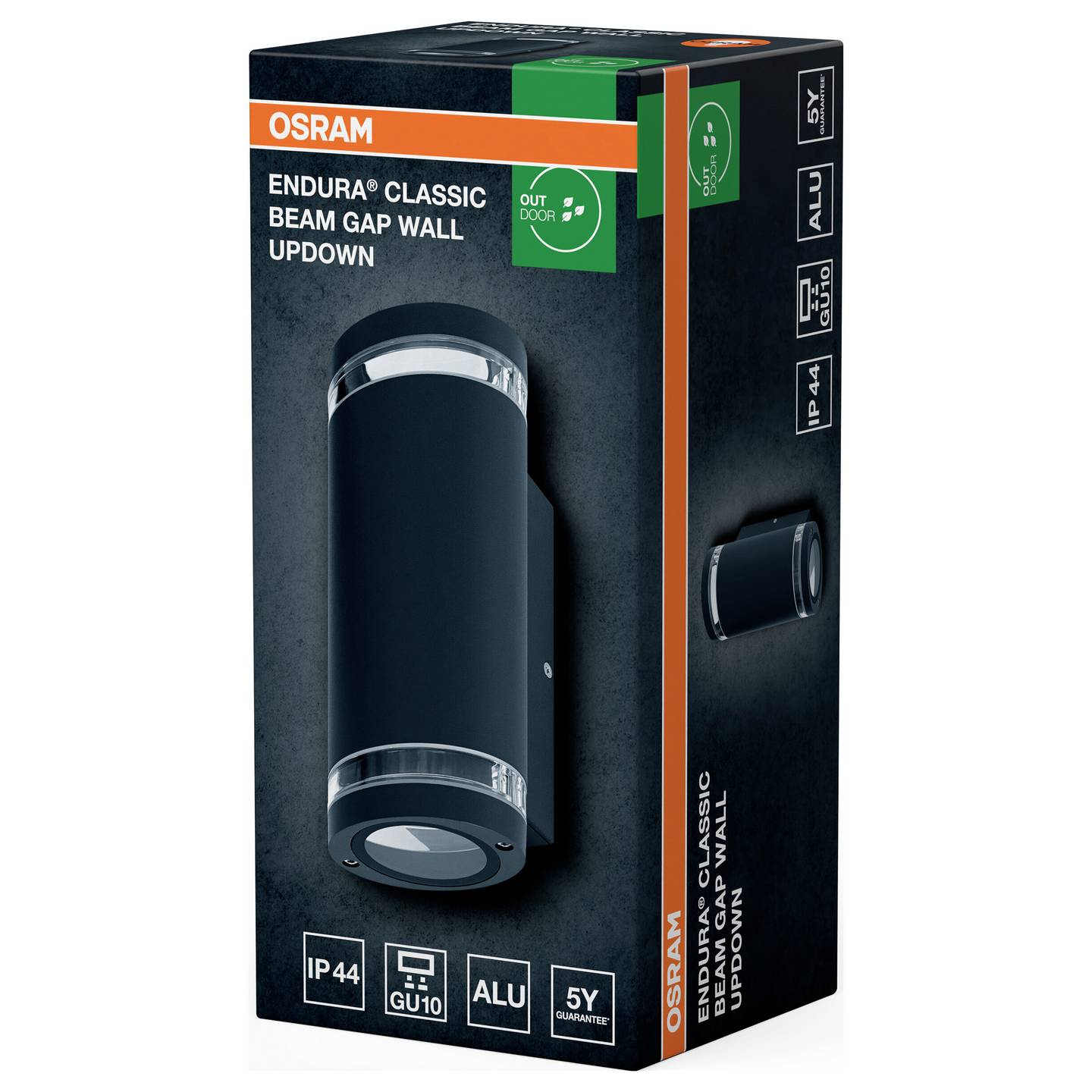 Sieninis lauko šviestuvas OSRAM ENDURA CLASSIC BEAM GAP, IP44, 2xGU10, max 2x35W, h23,3cm - 3