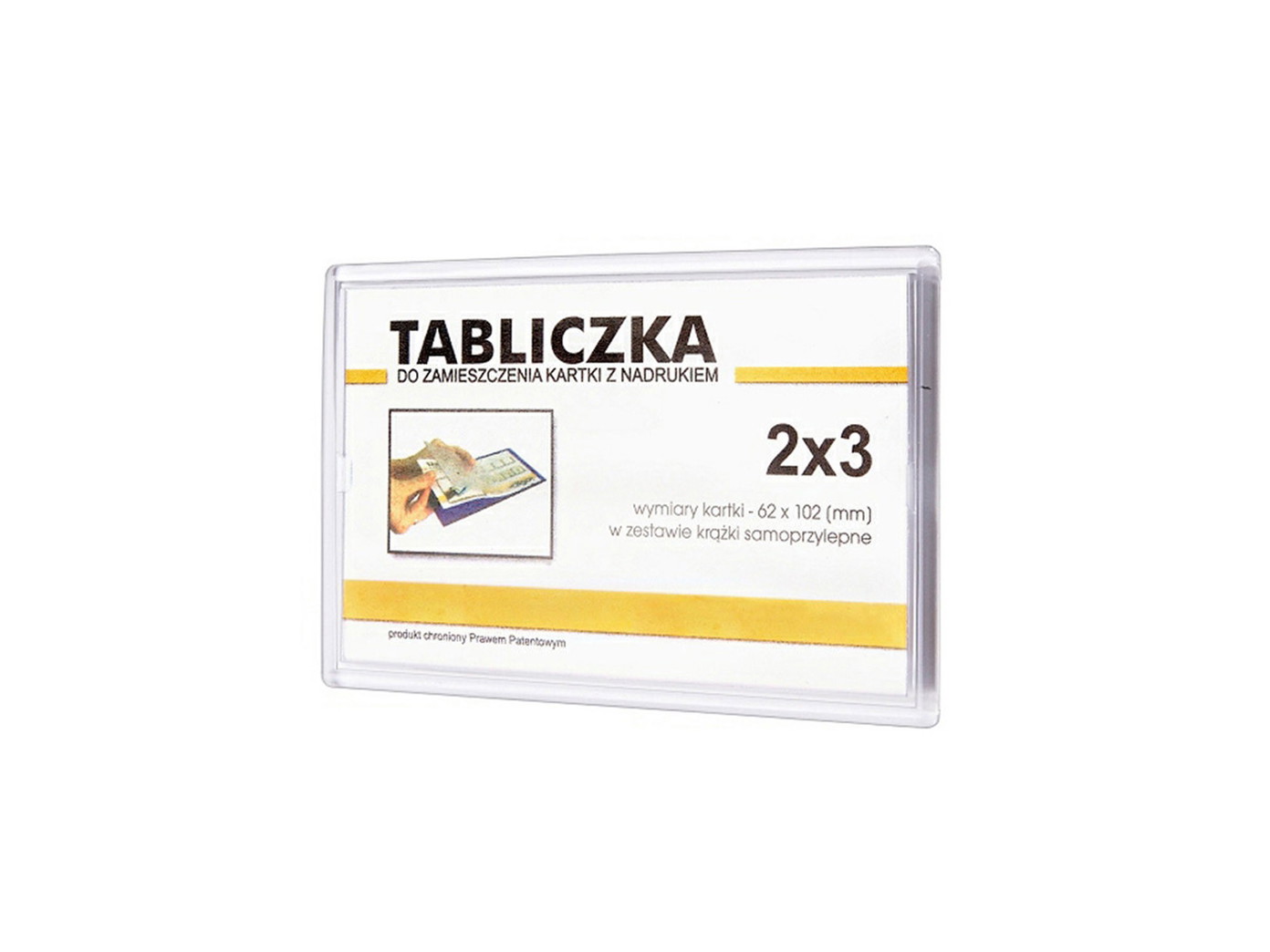 Lipni reklaminė lentelė, 6x10 cm-0