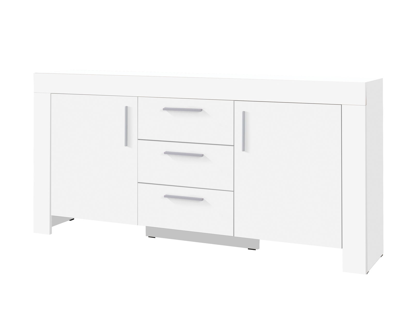 Komoda CESIRO 3SZ2D, balta - 3