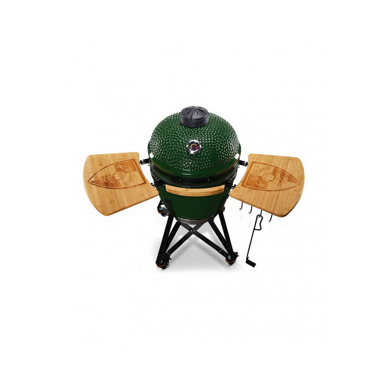 Keramikinė kepsninė KAMADO BONO Žalgiris Edition, 21", 55 cm, žalios sp. - 3