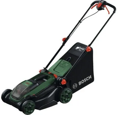 Akumuliatorinė vejapjovė BOSCH Rotak 18V2-38, 2 x 18 V, 2 x 4,0 Ah Li-ion, 38 cm, 40 l-0
