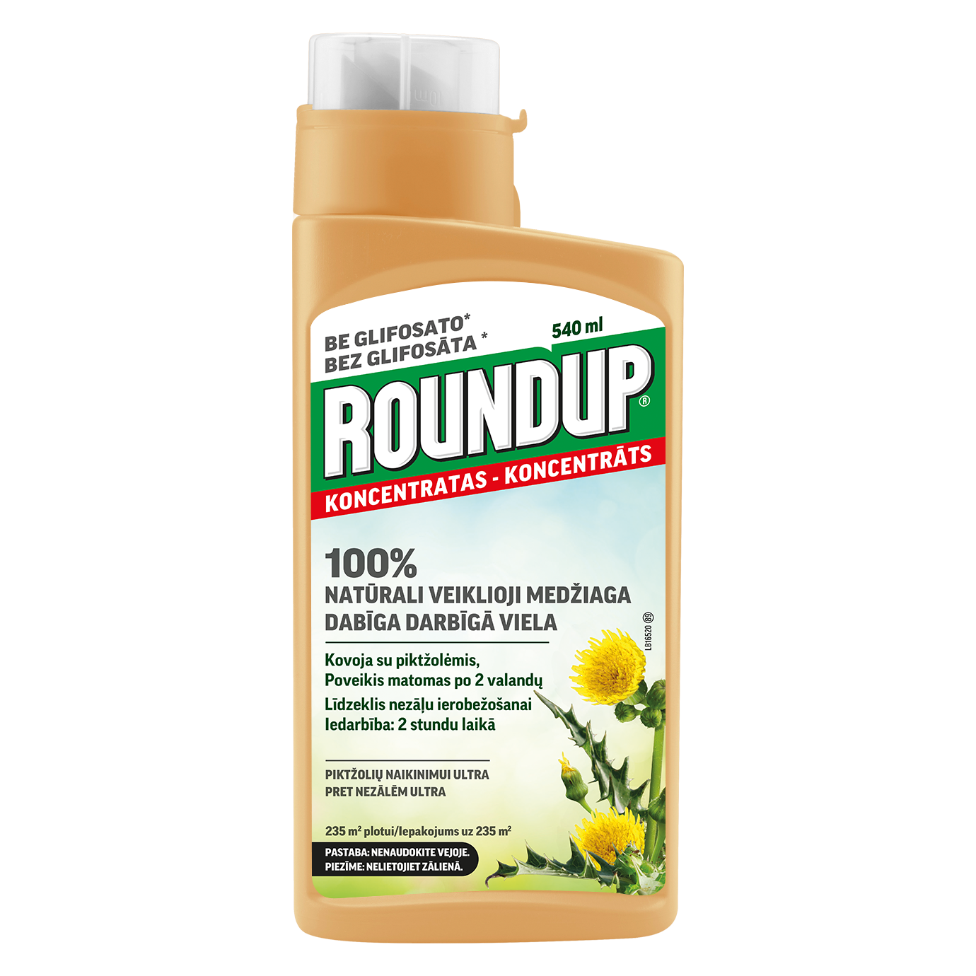 Herbicidas ROUNDUP BIO, 540 ml