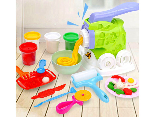 Plastikinės masės rinkinys su formelėmis - 7