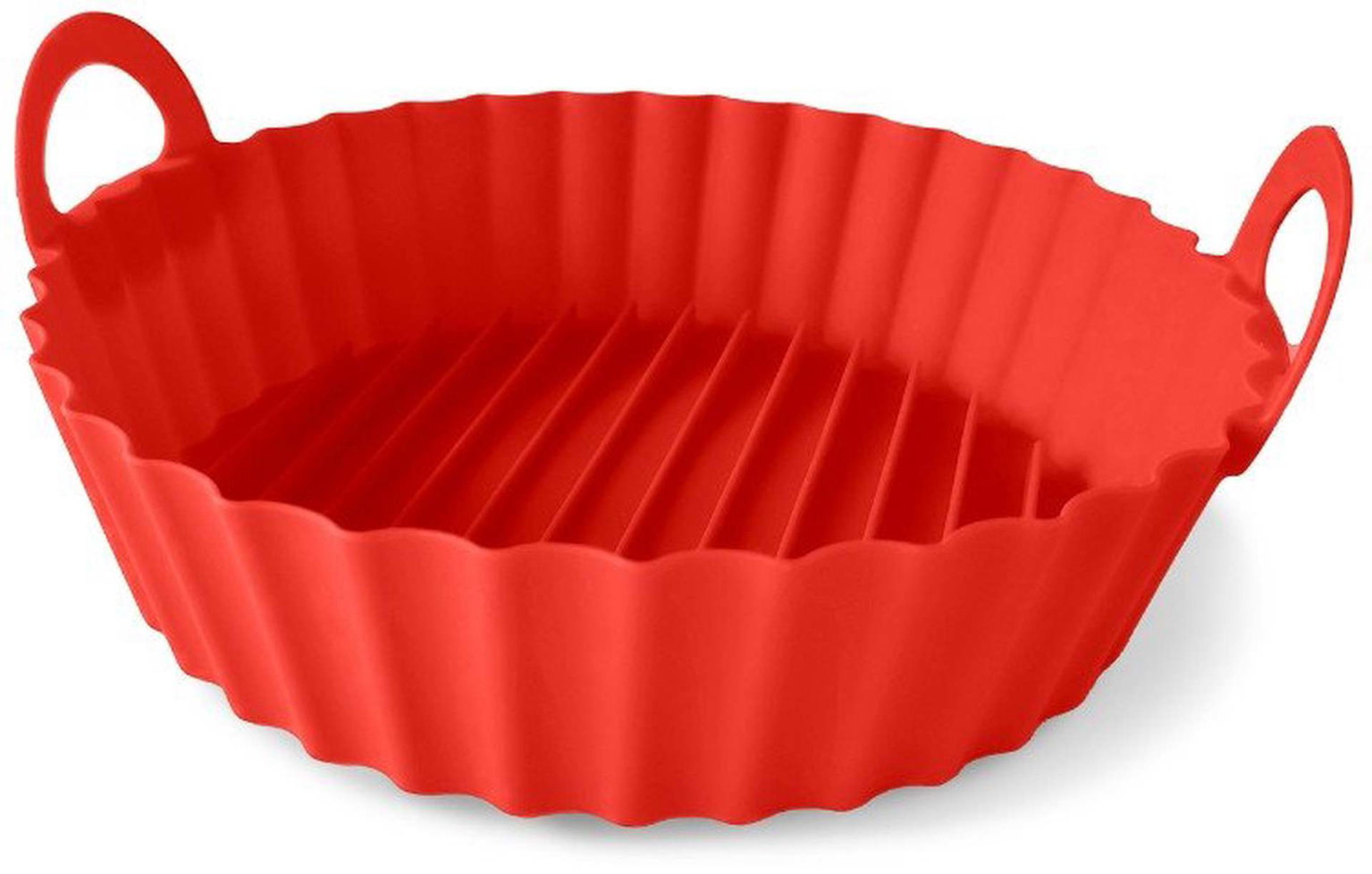 Karšto oro gruzdintuvės silikoninis kepimo padėklas GUARDINI, raudonos sp., 22 cm-0
