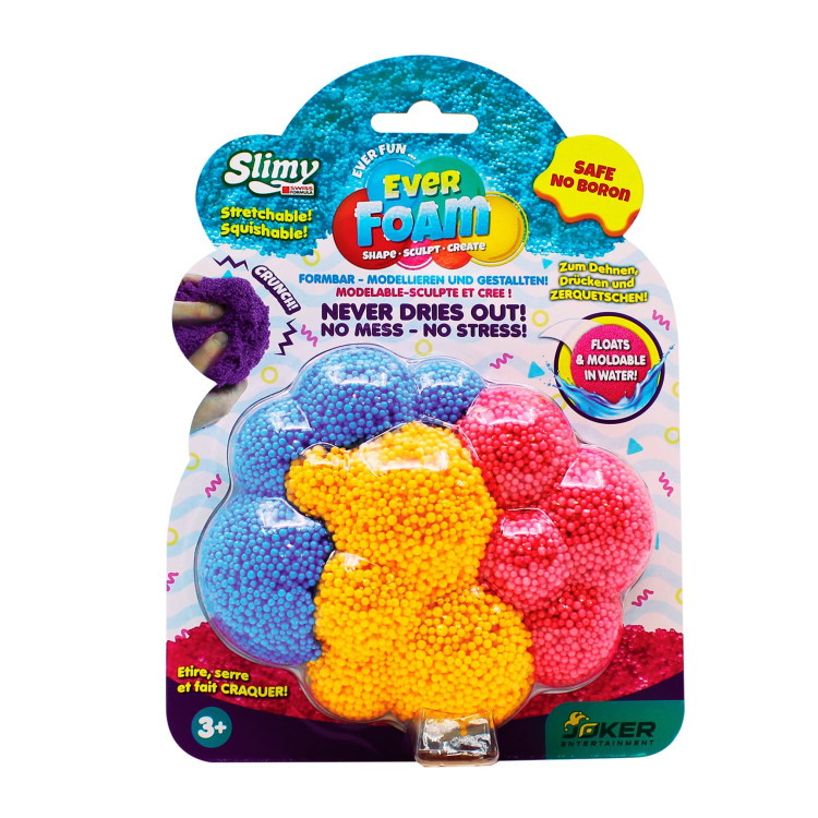 Gleivės SLIMY EVER FOAM, įvairių spalvų-1