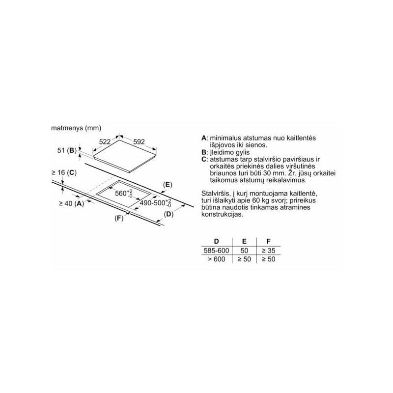 Indukcinė kaitlentė Bosch PUE611BB5E - 5