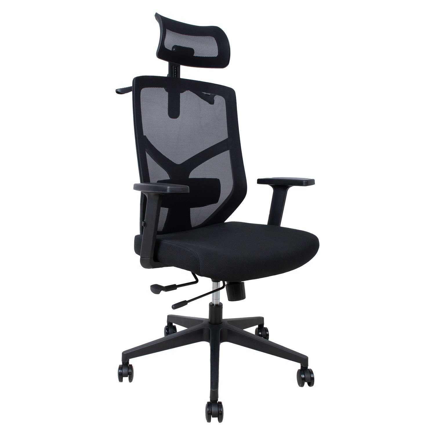Biuro kėdė LINA, 64x70xH120-128 cm, juoda