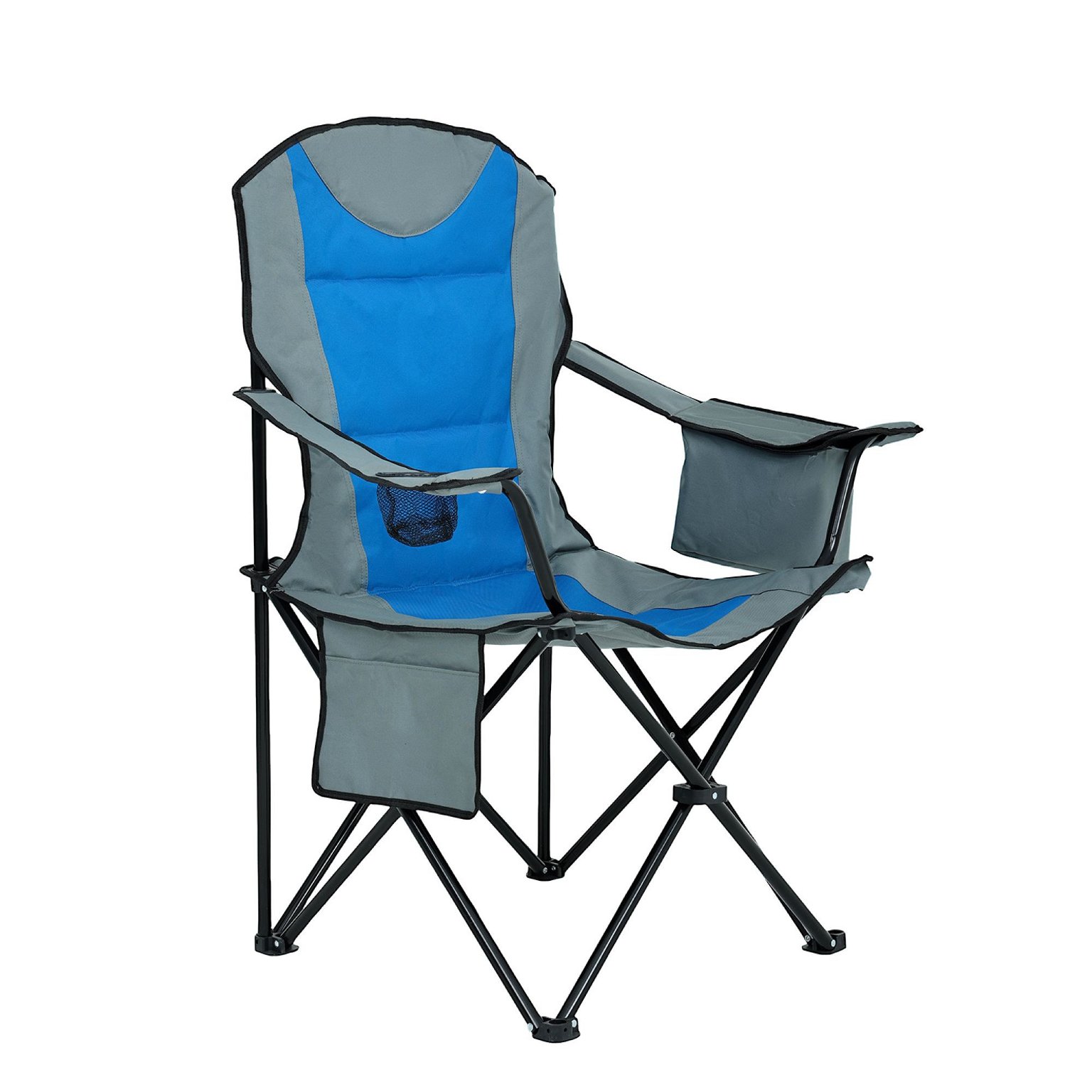 Turistinė kėdė FOTYN, pilka/mėlyna
