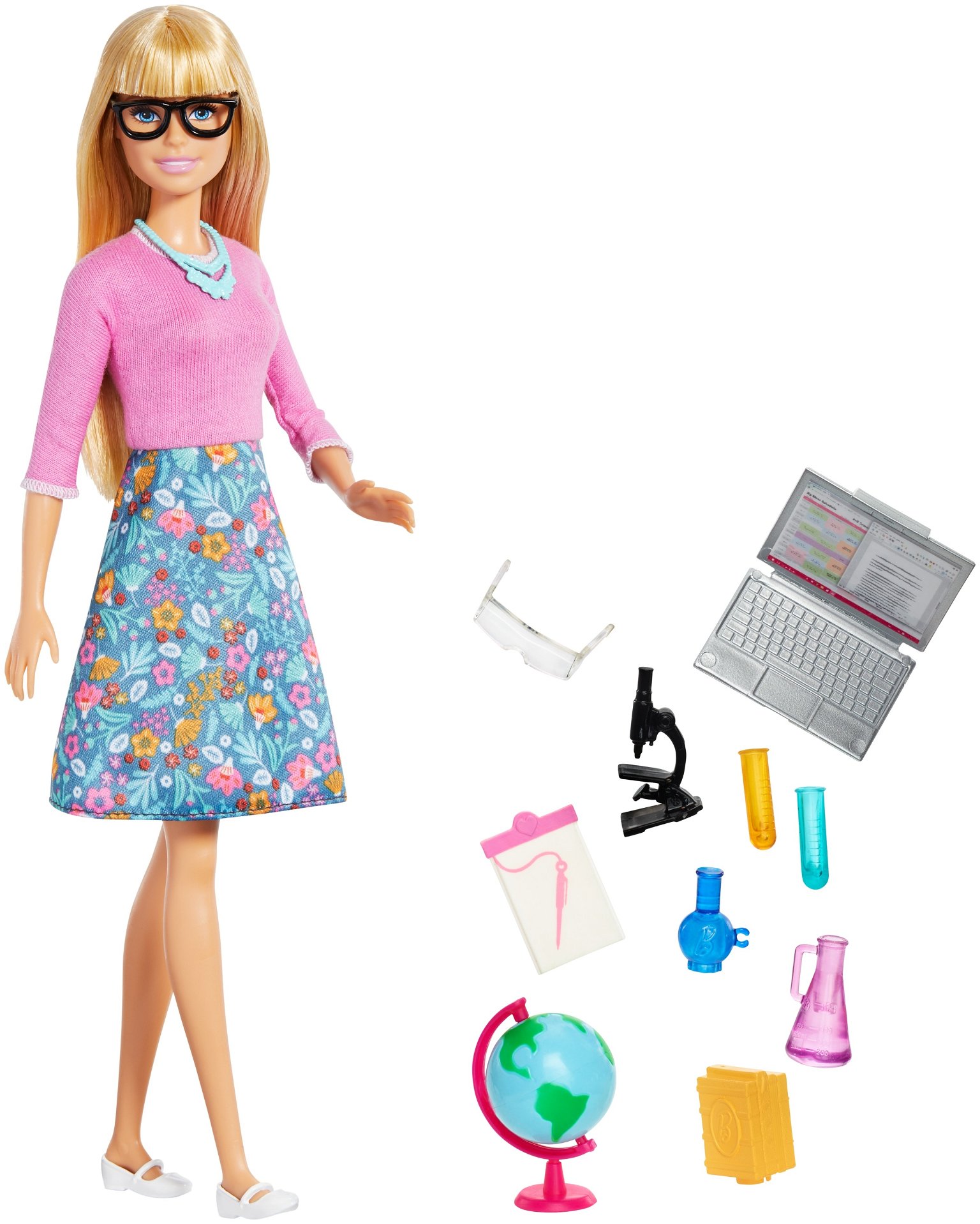 Barbie lėlė mokytoja