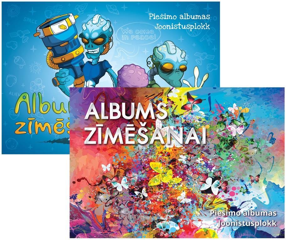 Piešimo albumas ABC JUMS, A3, 25 lapai, 120 gsm-0