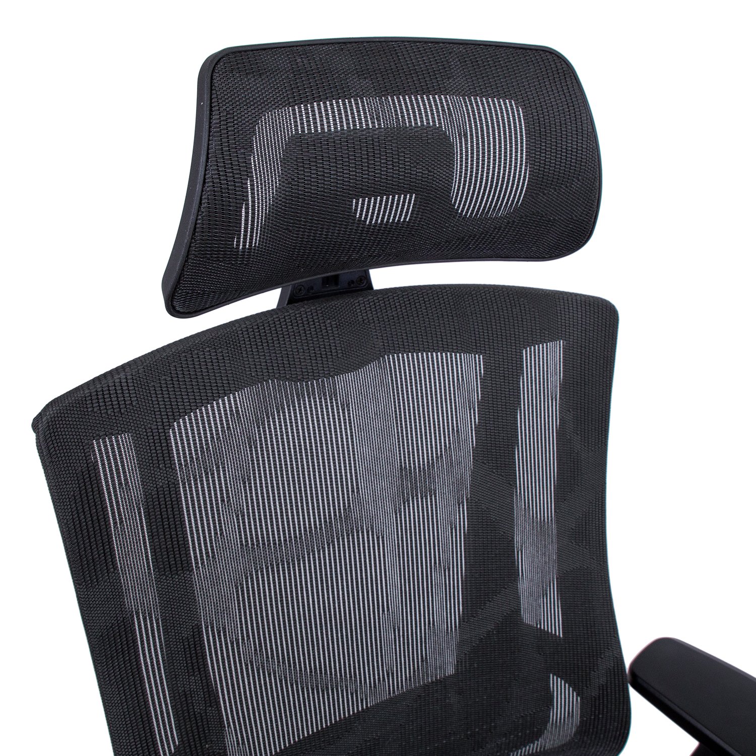 Biuro kėdė FLEX, 70x70xH116-126 cm, juoda - 5