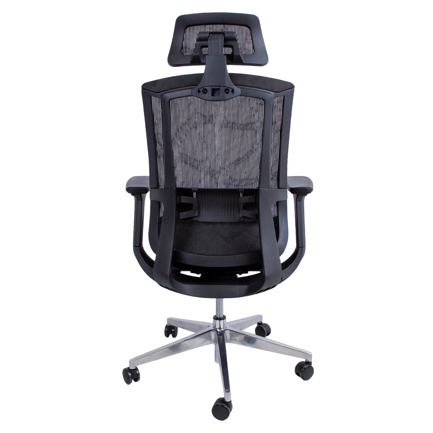 Biuro kėdė FLEX, 70x70xH116-126 cm, juoda - 3