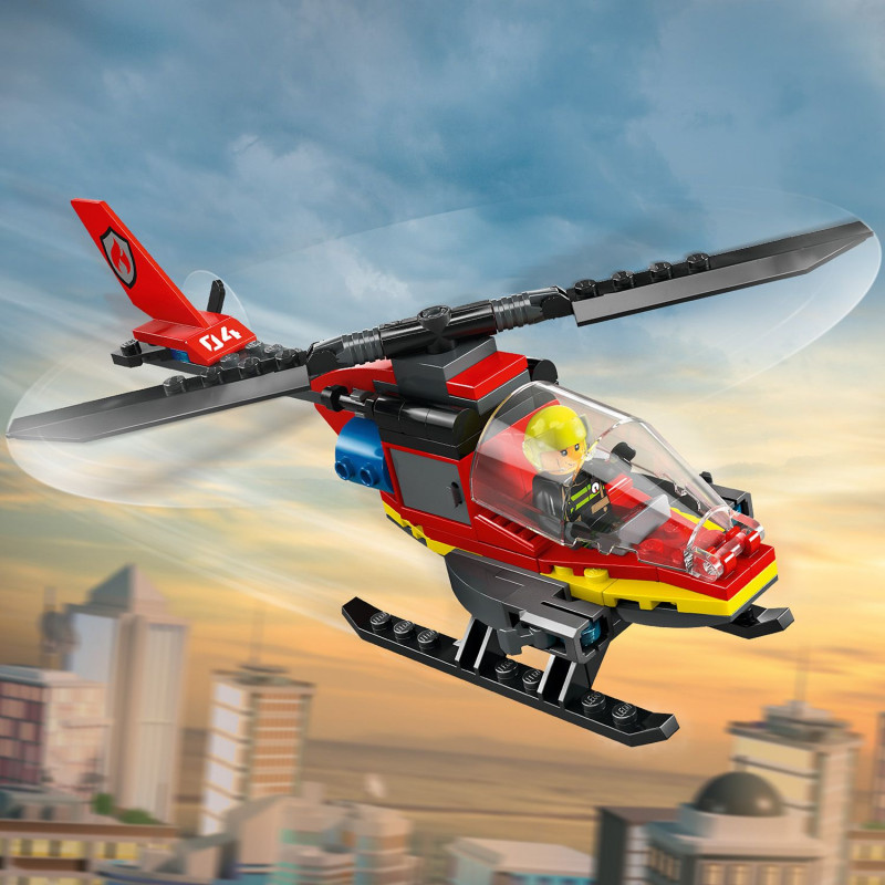 Konstruktorius LEGO City Fire Fire Rescue Helicopter - 5