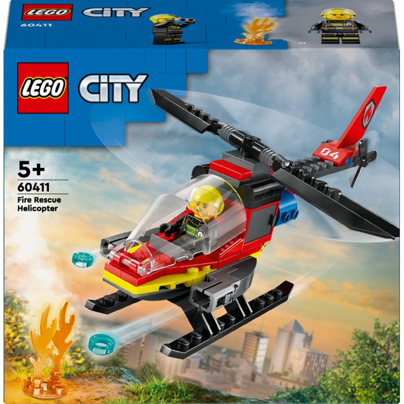 Konstruktorius LEGO City Fire Fire Rescue Helicopter