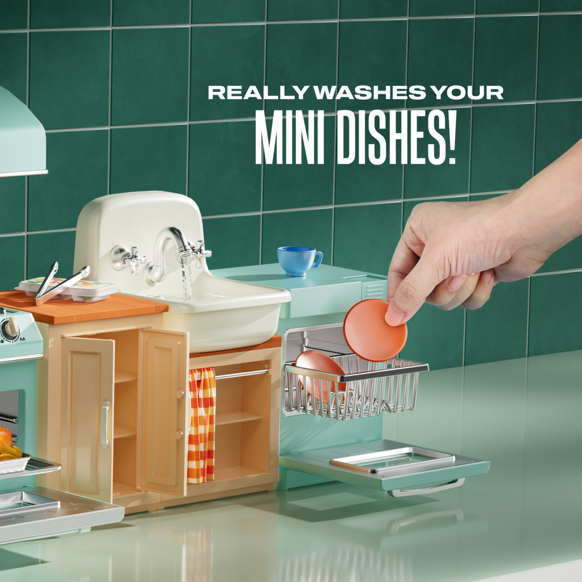 Miniatiūrų rinkinys MINI BRANDS Magic Cook Kitchen, 77858-0