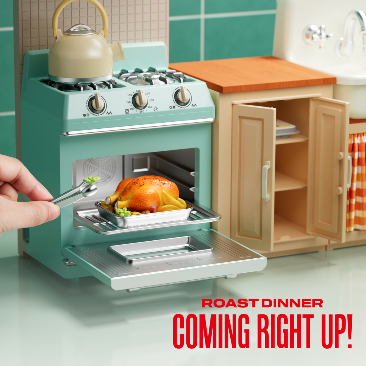 Miniatiūrų rinkinys MINI BRANDS Magic Cook Kitchen, 77858 - 3