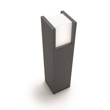 Pastatomas LED lauko šviestuvas PHILIPS ARBOUR IP44 2700K 6W 600lm antracito sp 10x10x40cm-1