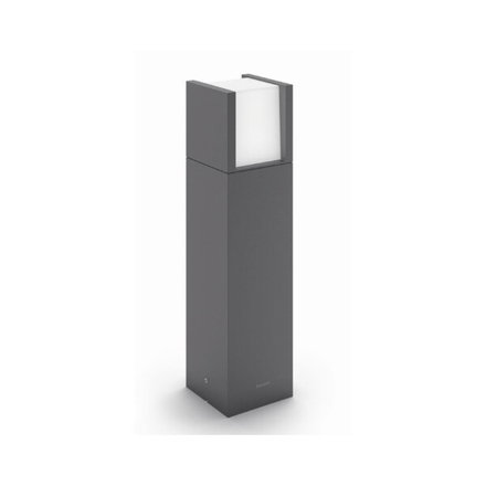 Pastatomas LED lauko šviestuvas PHILIPS ARBOUR IP44 2700K 6W 600lm antracito sp 10x10x40cm-0
