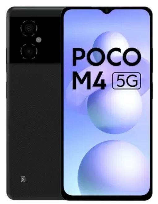 Mobilusis telefonas Poco M4 5G, juodas, 6GB/128GB - 1