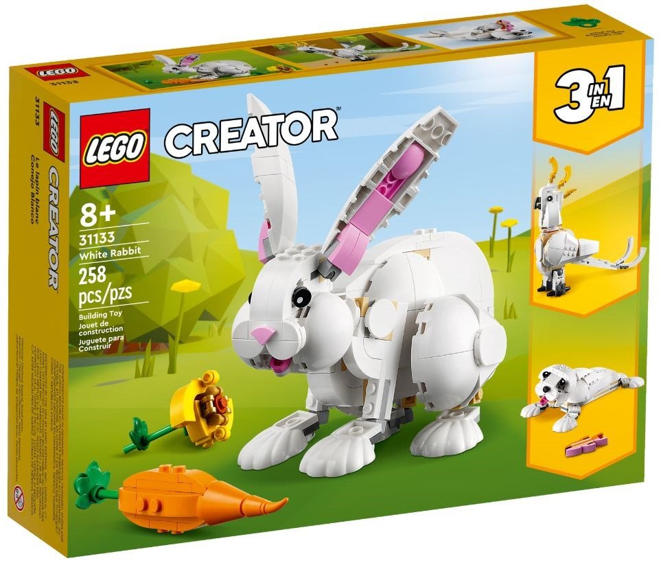 Konstruktorius LEGO® 31133 Creator 3 v 1 Baltasis triušis
