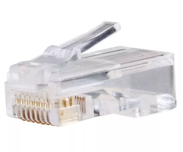 RJ45 8p8c jungtis UPT kabeliui CAT5E (vientisas laidas), 20 vnt-0