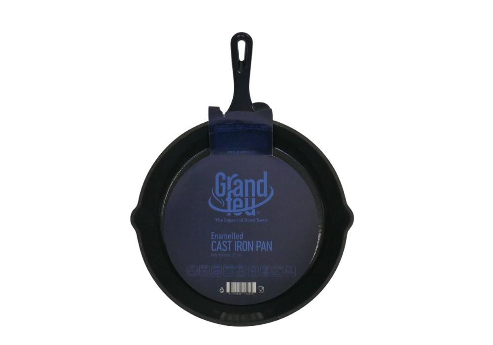 Ketaus keptuvė GRAND FEU, mėlynos sp., tinka visų tipų viryklėms, ø 25,5 cm - 4