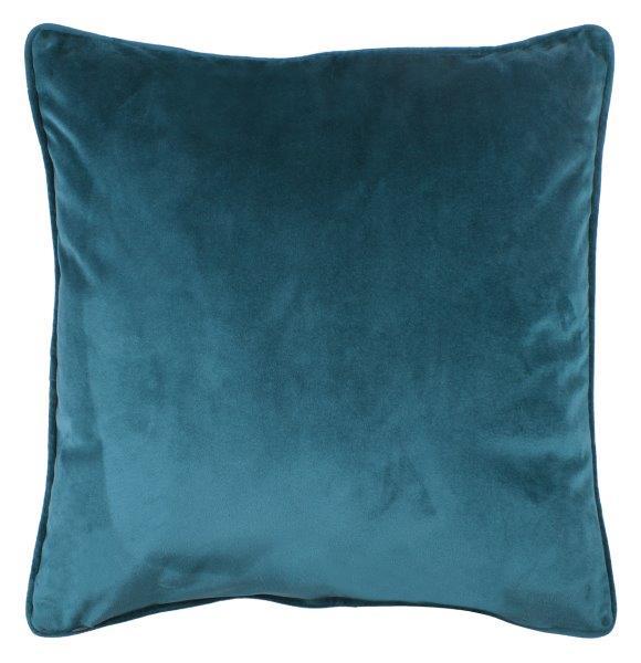 Dekoratyvinė pagalvė VELVET BLUE, 45 x 45 cm, 100% poliesterio-0