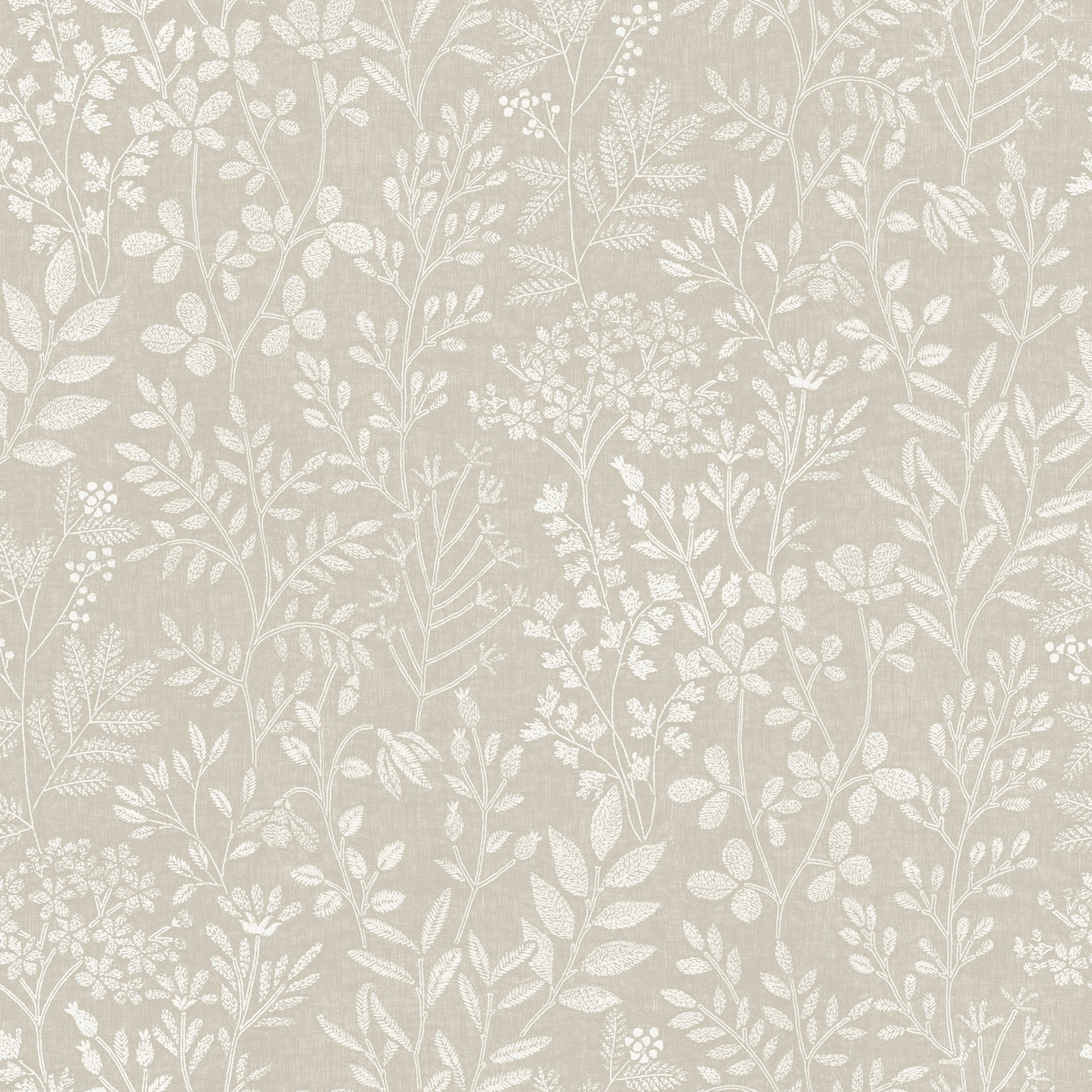Viniliniai tapetai flizelino pagrindu GRANDECO Stitched Organic 205002, 0,53 x 10,05 m-0