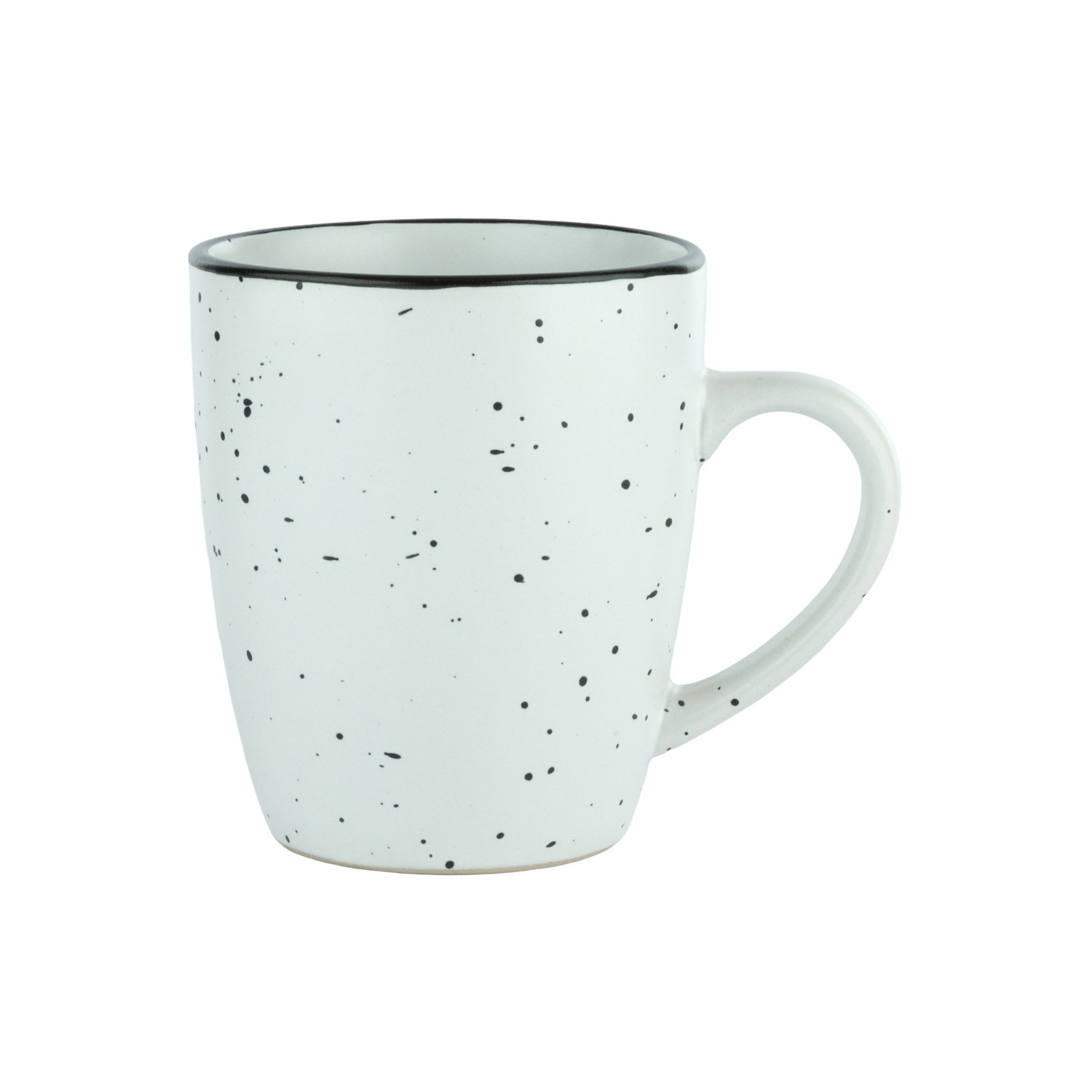 Puodelis ILAJA SPECKLE, baltos sp., 330 ml-0