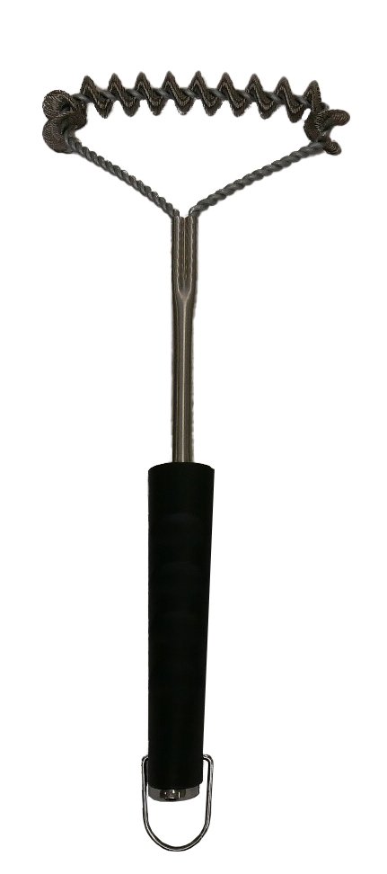 Spiralinis grilio šepetys TEXAS CLUB, 41 cm - 1