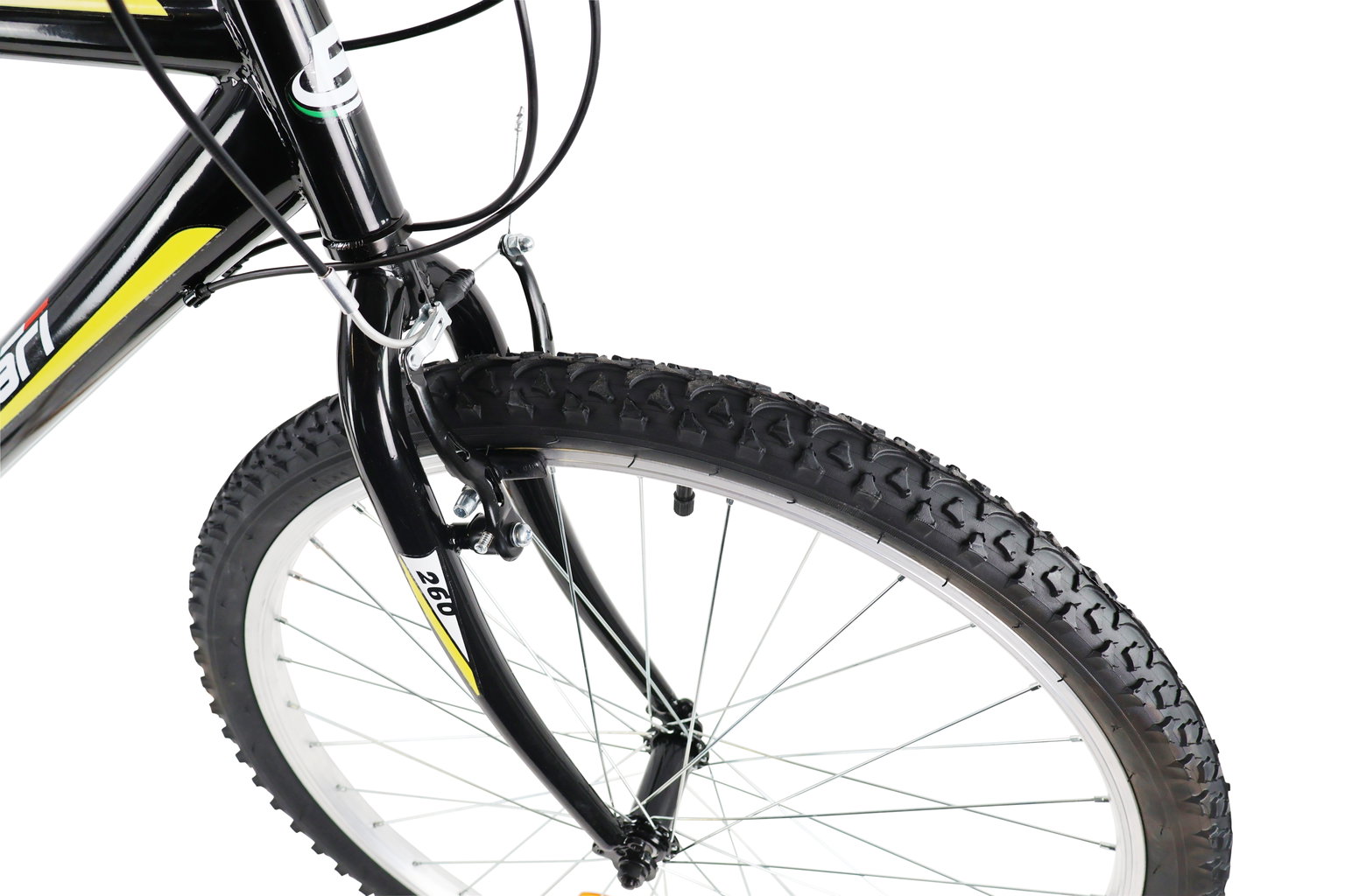 Kalnų dviratis Bottari Milano, 26", juodas/geltonas - 5