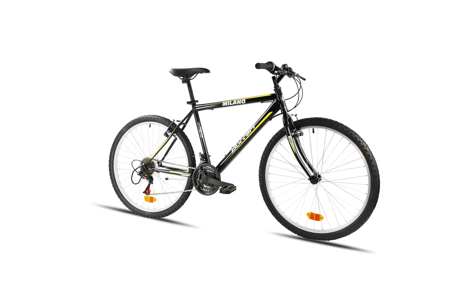 Kalnų dviratis Bottari Milano, 26", juodas/geltonas - 6