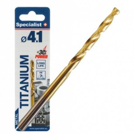 Metalo grąžtas SPECIALIST+ Titan, 4,1 mm-1