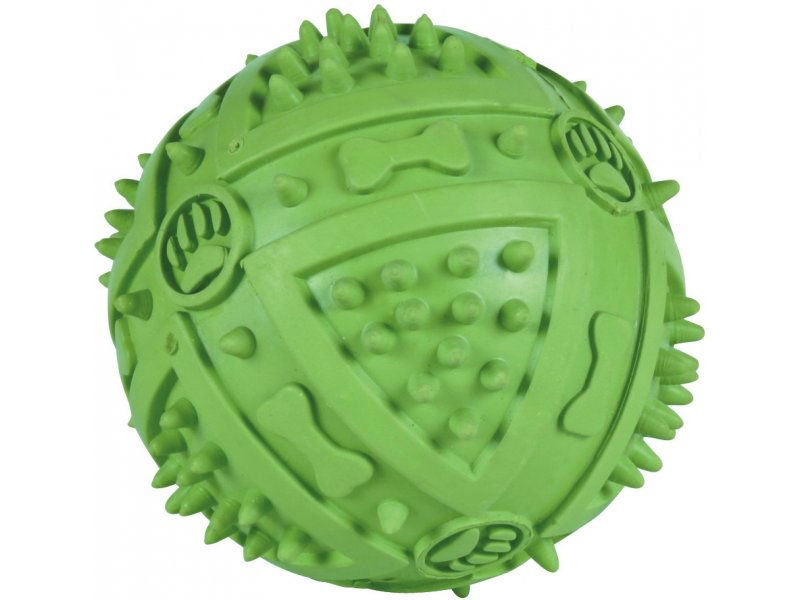 Šunų žaislas guminis kamuolys TRIXIE, cypiantis, 9 cm-1
