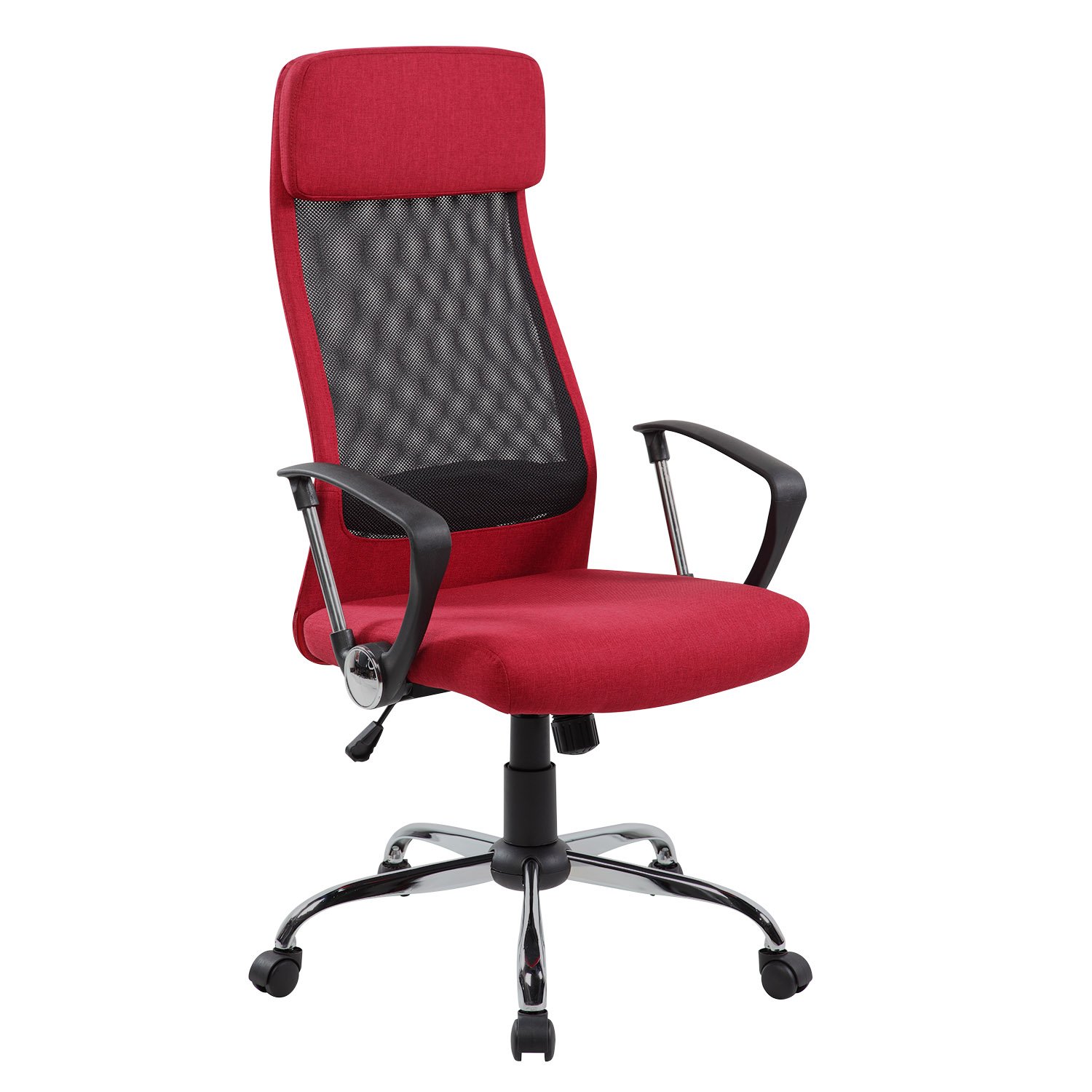 Biuro kėdė DARLA, 62x63x116-126 cm, raudona