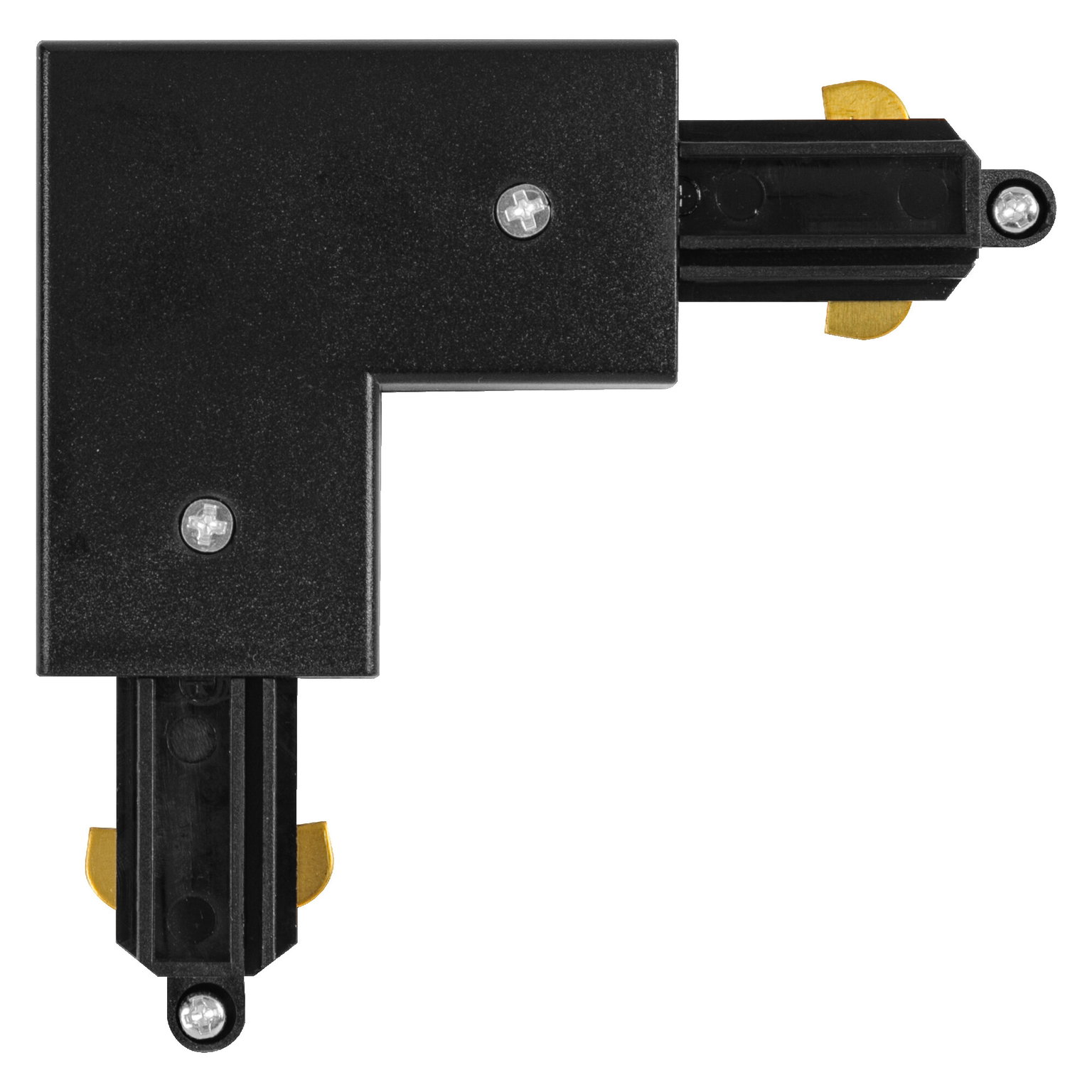 Vienfazio taškinių šviestuvų bėgelio jungtis LEDVANCE TRACKLIGHT, kampinė, juoda-0