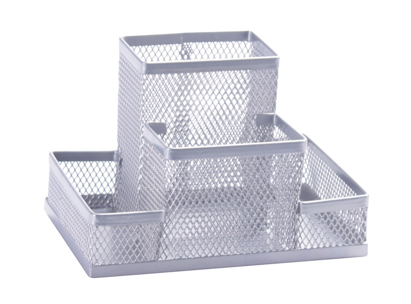 Metalinė pieštukinė 153x103x100mm, sidabro-0