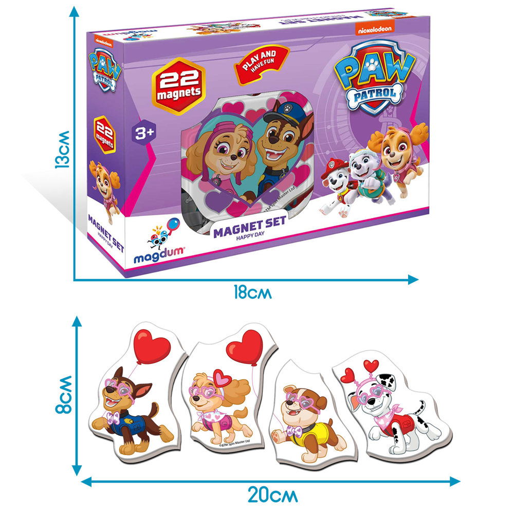 Magnetų rinkinys Paw Patrol - 5