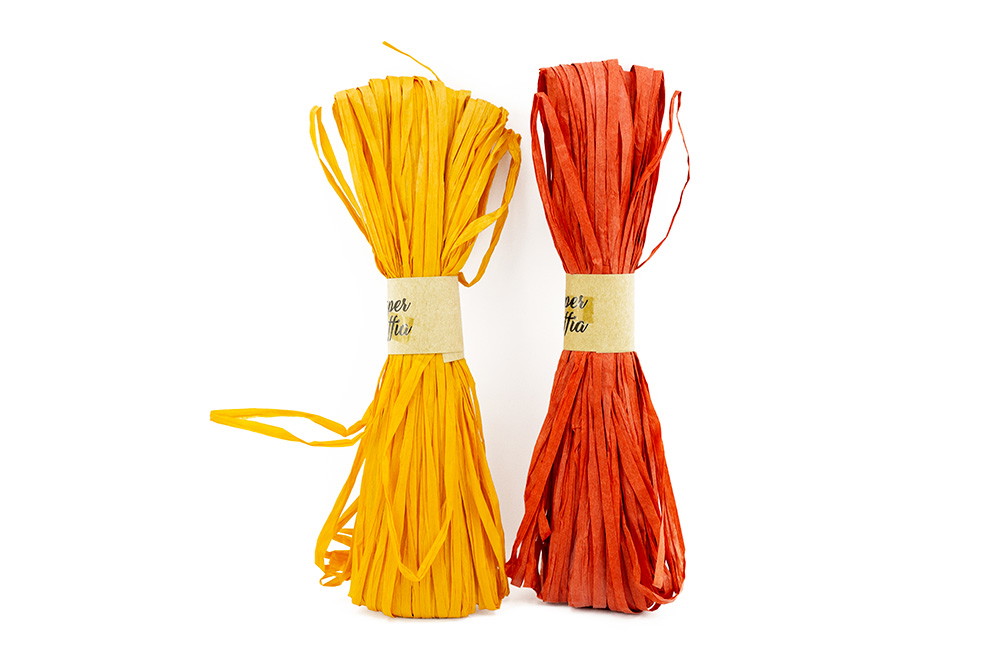 Dovanų pakavimo juostelė RAFFIA, įvairių rūšių, 90 m - 3