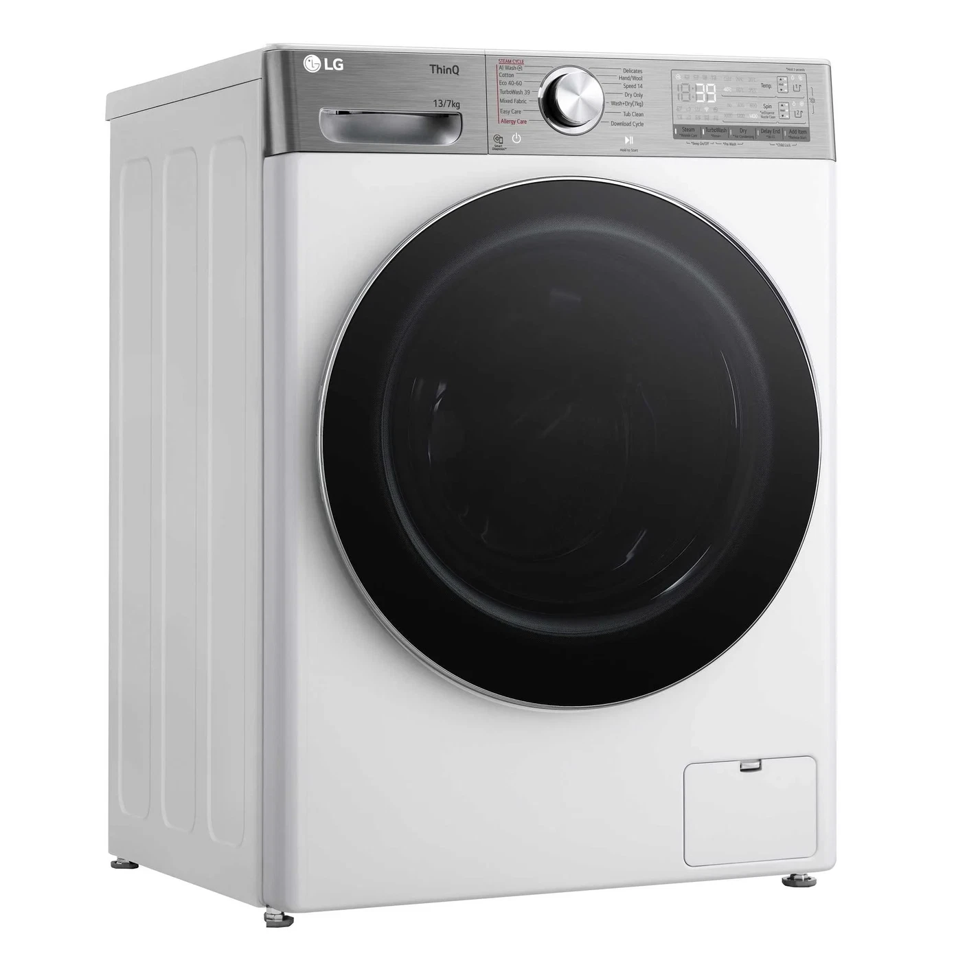 Skalbyklė - džiovyklė LG F4DR913P3WA, 13/7 kg - 2