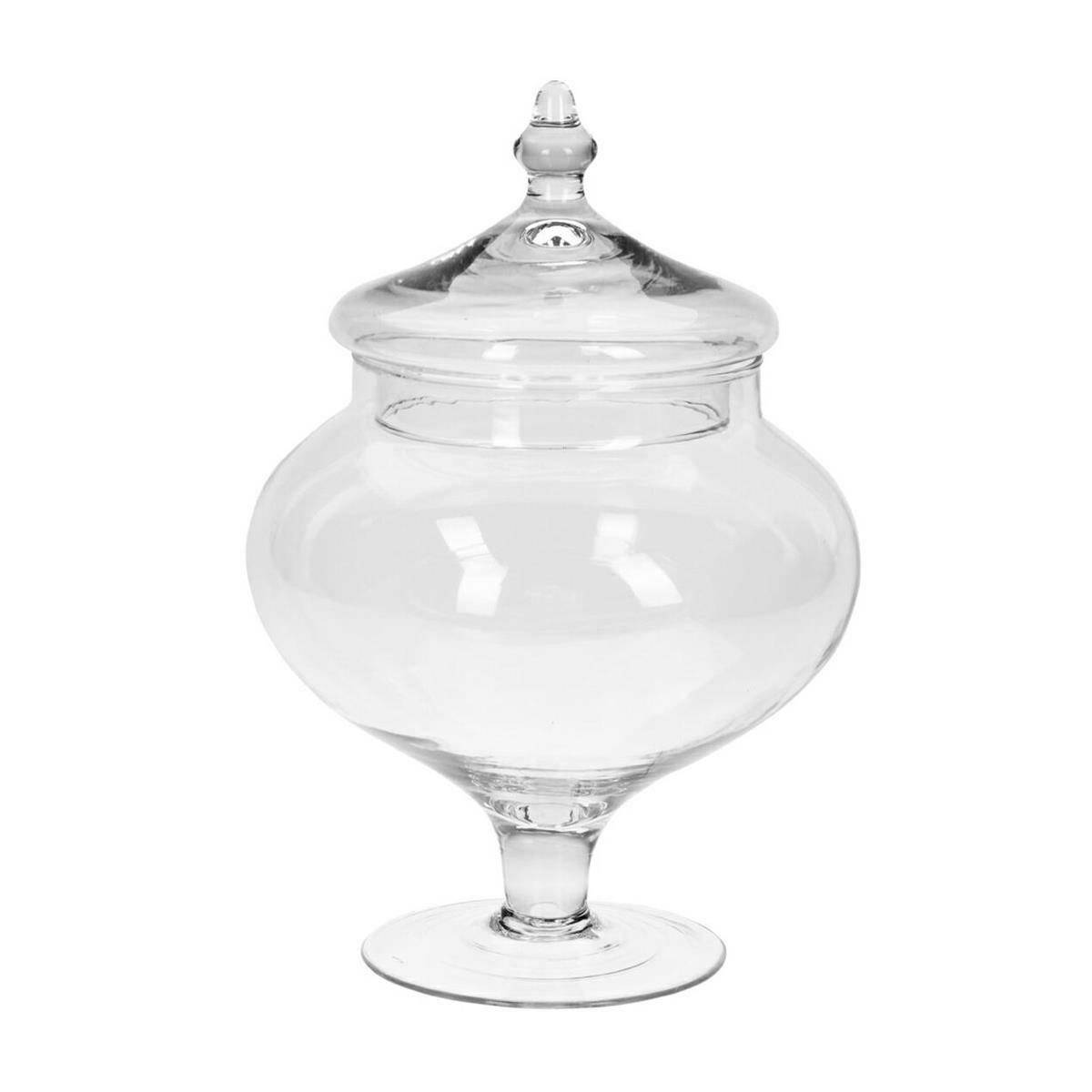 Stiklinis indas SWEET, su dangteliu, 19 x 24 cm, 1 vnt-0