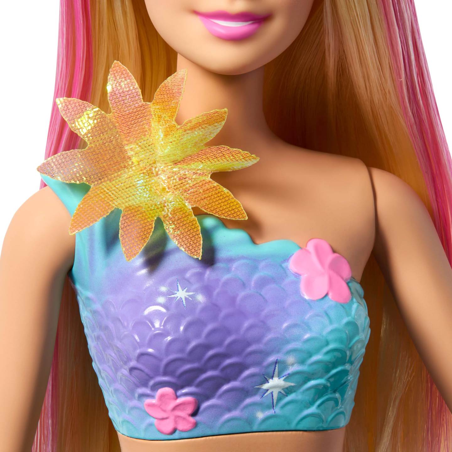 Lėlė BARBIE DREAMTOPIA BLOOMING MAGIC, šviesiaplaukė undinėlė - 3