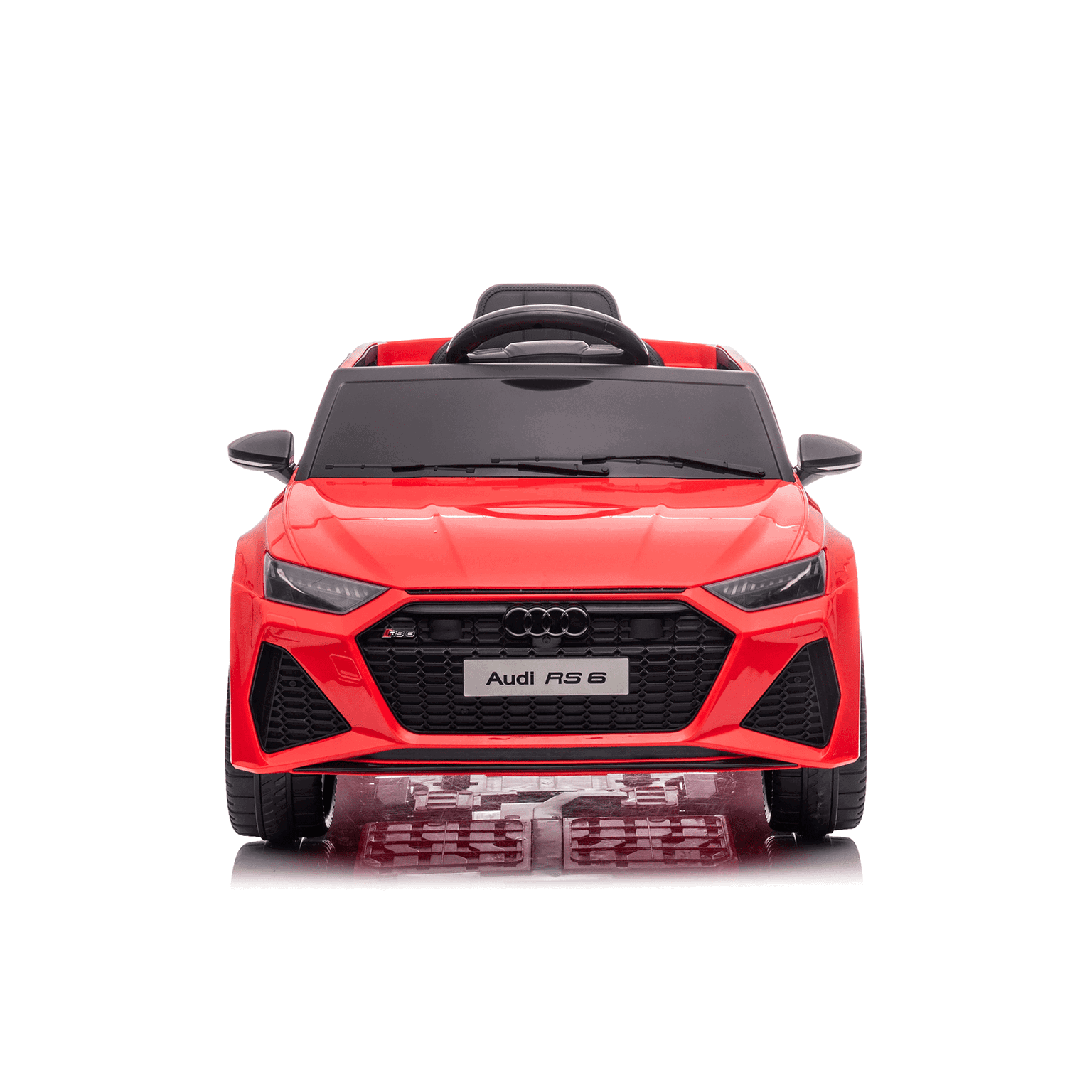 Vaikiškas elektromobilis Audi RS6 HATIS, raudonas - 3