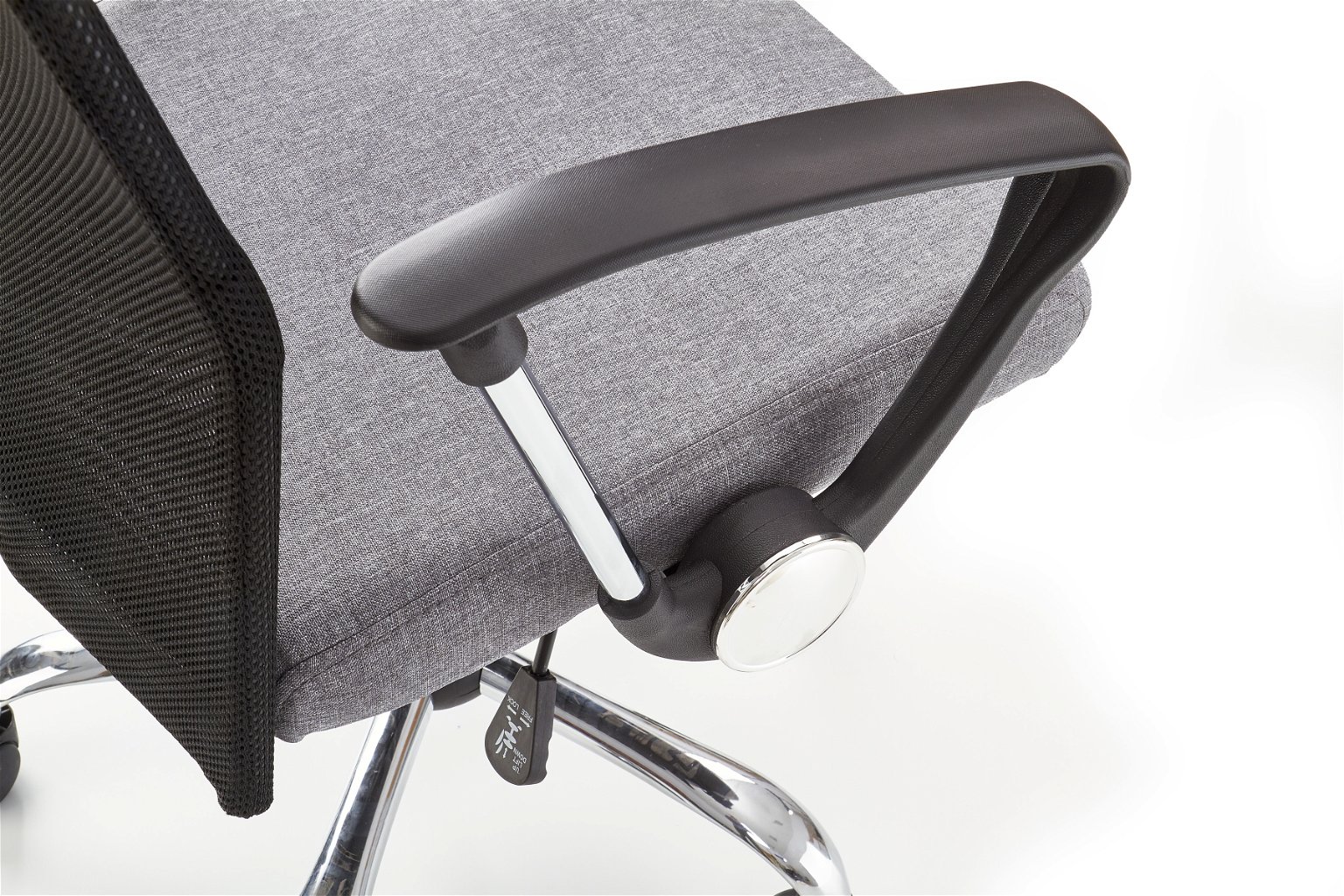 Biuro kėdė VIRE 2, juoda/pilka - 6