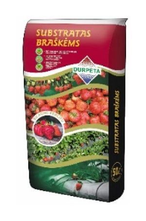 Durpių substratas braškėms su agroperlitu DURPETA, 50 l-0